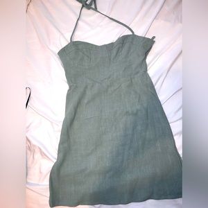 Never worn princess Polly sage green dress size 4